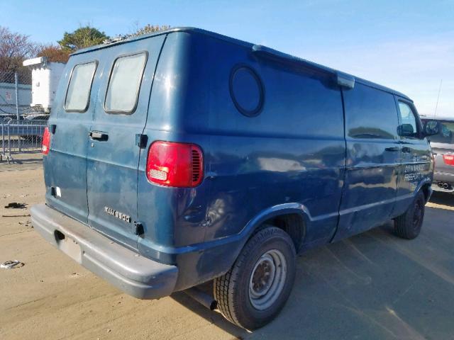 2B7KB31Y11K518367 - 2001 DODGE RAM VAN B3 GREEN photo 4