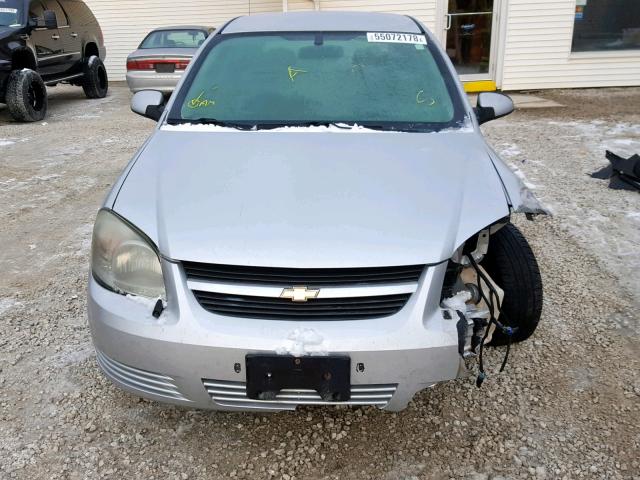 1G1AL58F387123451 - 2008 CHEVROLET COBALT LT SILVER photo 9