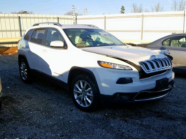 1C4PJLDS2GW273621 - 2016 JEEP CHEROKEE L WHITE photo 1