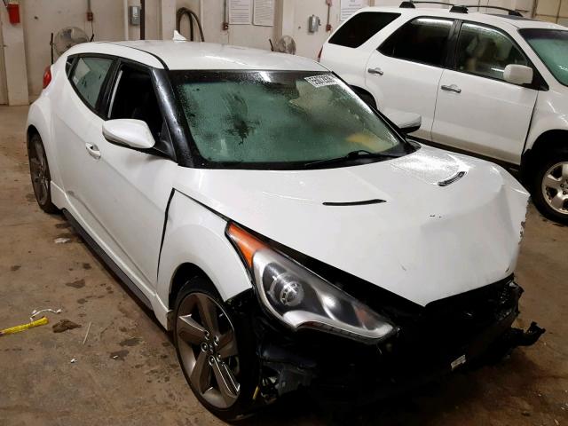 KMHTC6AE3FU216178 - 2015 HYUNDAI VELOSTER T WHITE photo 1