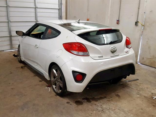 KMHTC6AE3FU216178 - 2015 HYUNDAI VELOSTER T WHITE photo 3