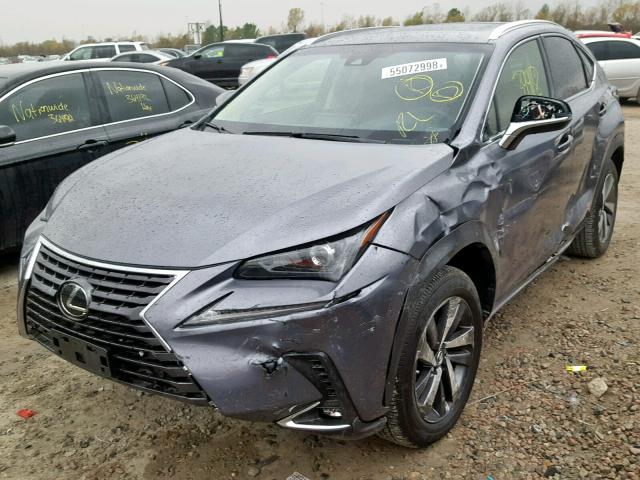 JTJYARBZXJ2104787 - 2018 LEXUS NX 200T CHARCOAL photo 2