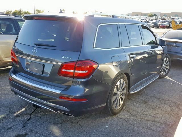 4JGDF6EE4HA782327 - 2017 MERCEDES-BENZ GLS 450 4M CHARCOAL photo 4