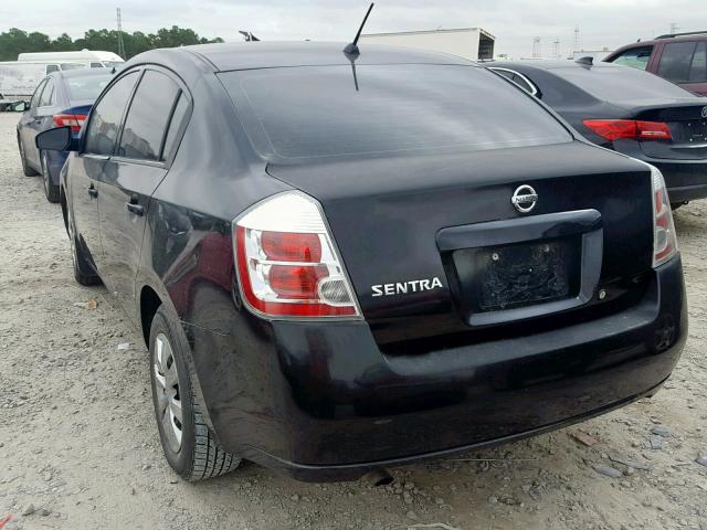 3N1AB61E98L690795 - 2008 NISSAN SENTRA 2.0 BLACK photo 3