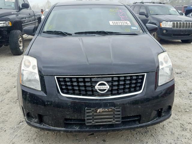 3N1AB61E98L690795 - 2008 NISSAN SENTRA 2.0 BLACK photo 9