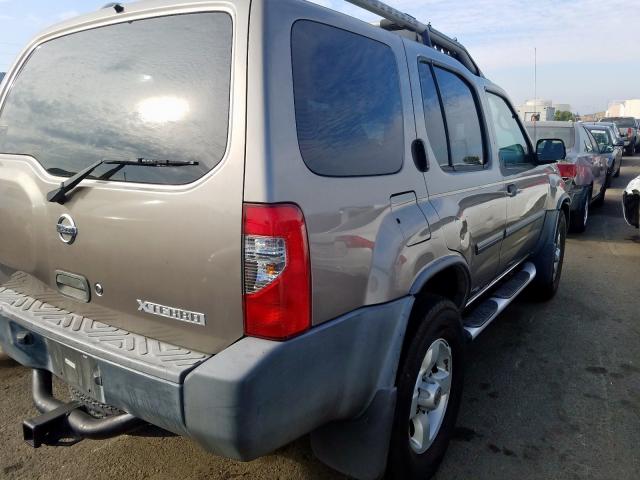 5N1ED28T34C655273 - 2004 NISSAN XTERRA XE TAN photo 4