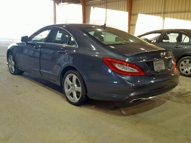 WDDLJ7DB4EA101290 - 2014 MERCEDES-BENZ CLS 550 GRAY photo 3