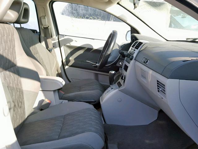 1B3HB28B97D384668 - 2007 DODGE CALIBER WHITE photo 5