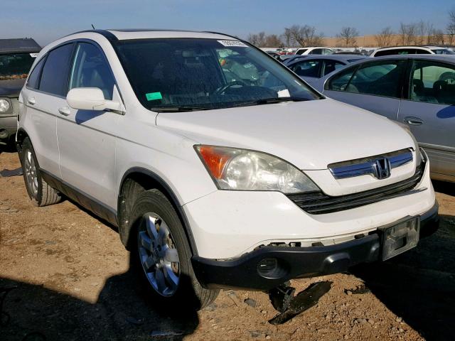 5J6RE38748L011020 - 2008 HONDA CR-V EXL WHITE photo 1