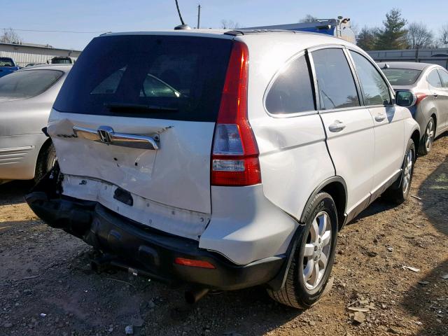 5J6RE38748L011020 - 2008 HONDA CR-V EXL WHITE photo 4