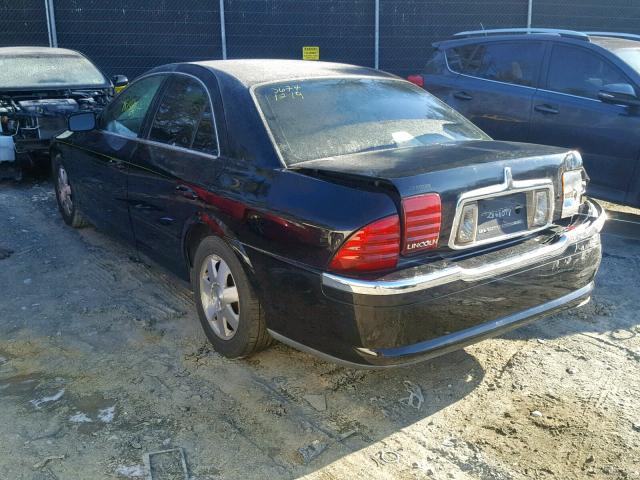 1LNHM86S42Y712462 - 2002 LINCOLN LS BLACK photo 3