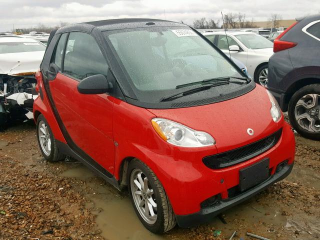 WMEEK31X99K263295 - 2009 SMART FORTWO PAS RED photo 1