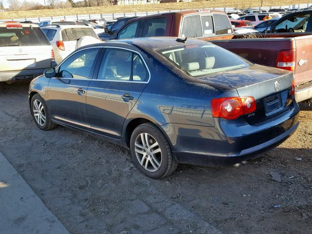 3VWST81K56M757073 - 2006 VOLKSWAGEN JETTA TDI BLUE photo 3