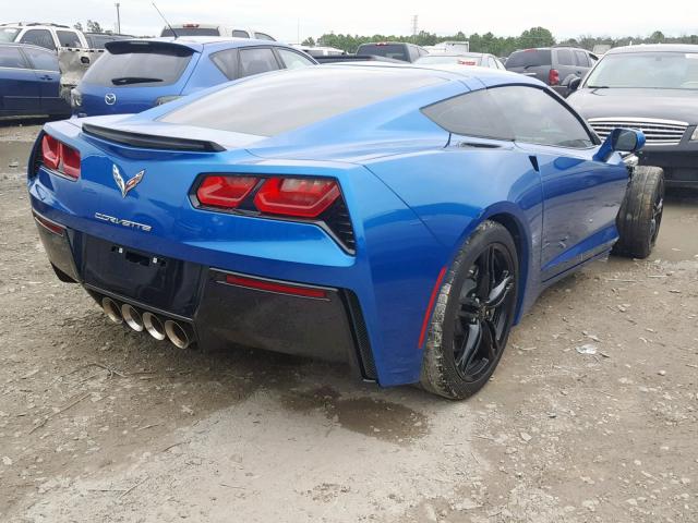 1G1YA2D77G5123335 - 2016 CHEVROLET CORVETTE S BLUE photo 4