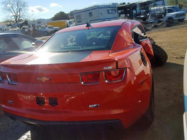 2G1FS1EWXA9155923 - 2010 CHEVROLET CAMARO SS ORANGE photo 4