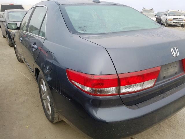 1HGCM66824A021189 - 2004 HONDA ACCORD EX CHARCOAL photo 3