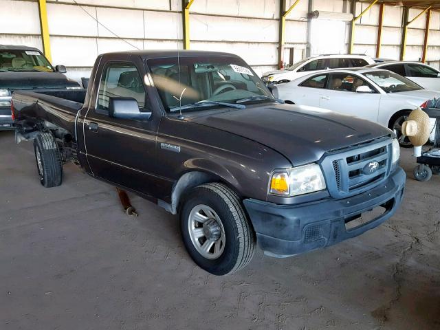 1FTYR10D26PA53140 - 2006 FORD RANGER CHARCOAL photo 1