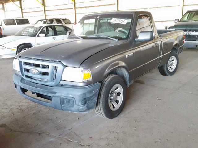 1FTYR10D26PA53140 - 2006 FORD RANGER CHARCOAL photo 2