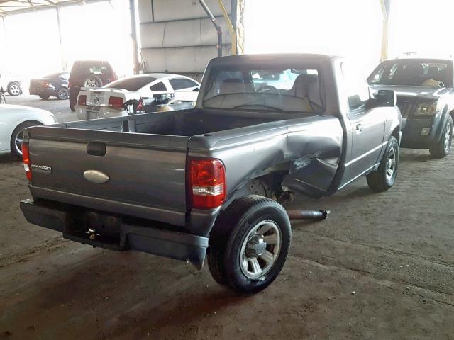 1FTYR10D26PA53140 - 2006 FORD RANGER CHARCOAL photo 4