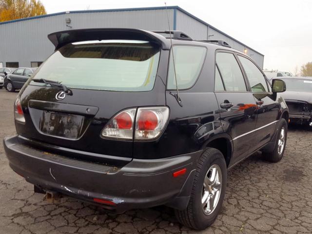 JTJHF10U230307262 - 2003 LEXUS RX 300 BLACK photo 4