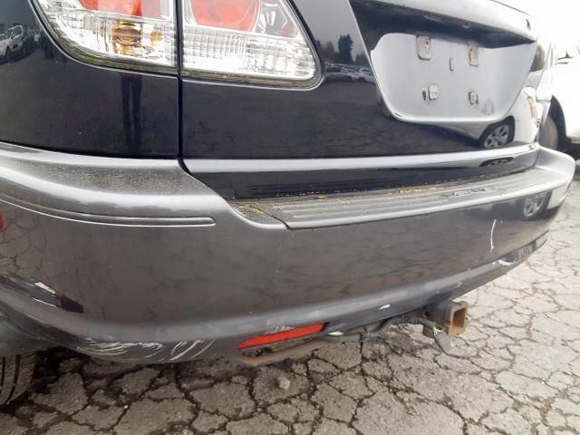 JTJHF10U230307262 - 2003 LEXUS RX 300 BLACK photo 9