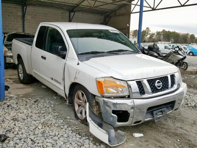 1N6BA06AX9N309882 - 2009 NISSAN TITAN XE WHITE photo 1