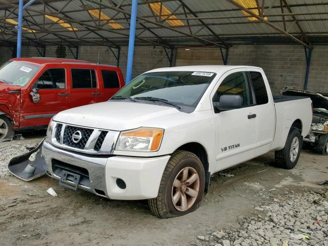 1N6BA06AX9N309882 - 2009 NISSAN TITAN XE WHITE photo 2