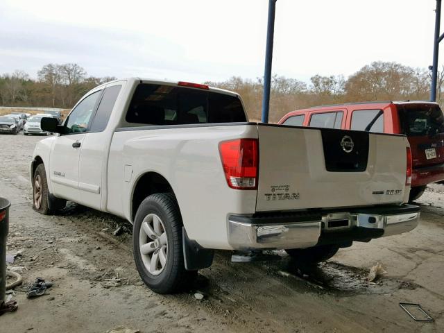 1N6BA06AX9N309882 - 2009 NISSAN TITAN XE WHITE photo 3