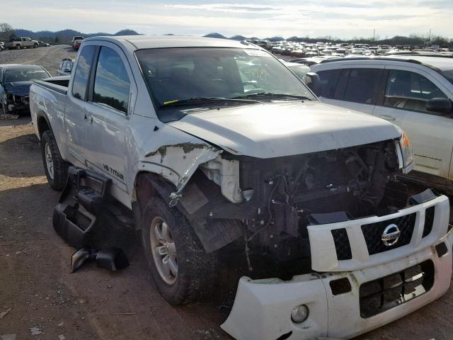 1N6BA0CCXBN313863 - 2011 NISSAN TITAN S WHITE photo 1