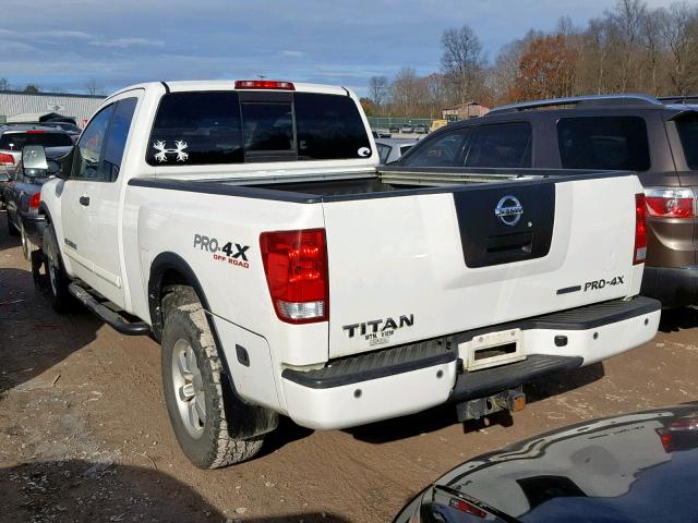 1N6BA0CCXBN313863 - 2011 NISSAN TITAN S WHITE photo 3