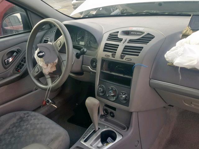 1G1ZT548X5F233067 - 2005 CHEVROLET MALIBU LS WHITE photo 9