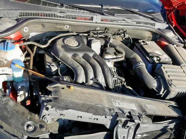 3VW2K7AJ8DM362449 - 2013 VOLKSWAGEN JETTA BASE Կարմիր լուսանկար 7