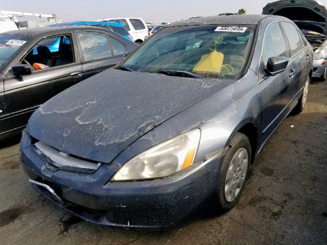 JHMCM56304C031669 - 2004 HONDA ACCORD LX BLUE photo 2