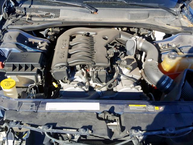 2D8FV48V75H677201 - 2005 DODGE MAGNUM SXT BLUE photo 7