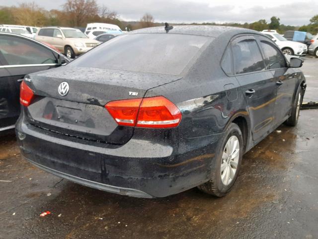 1VWAT7A39EC068989 - 2014 VOLKSWAGEN PASSAT S BLACK photo 4