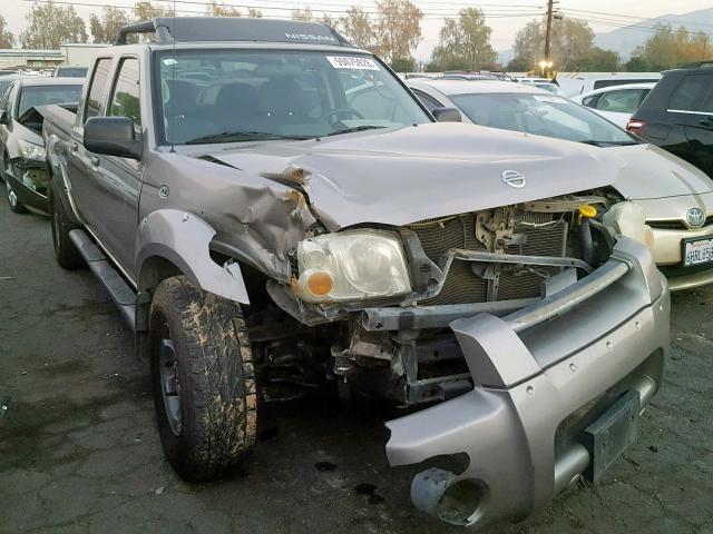 1N6ED29X74C447111 - 2004 NISSAN FRONTIER C GRAY photo 1