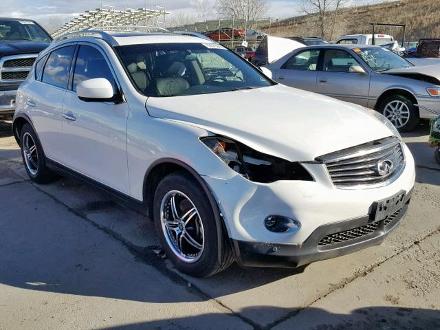 JN1AJ0HRXAM753441 - 2010 INFINITI EX35 BASE WHITE photo 1
