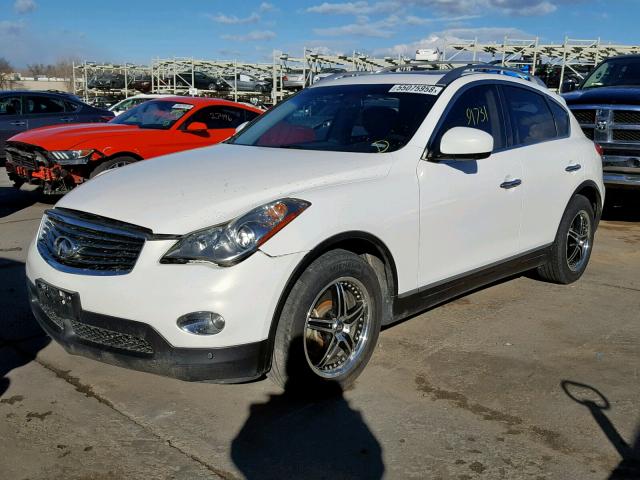 JN1AJ0HRXAM753441 - 2010 INFINITI EX35 BASE WHITE photo 2