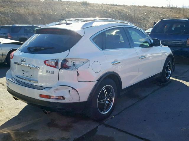 JN1AJ0HRXAM753441 - 2010 INFINITI EX35 BASE WHITE photo 4