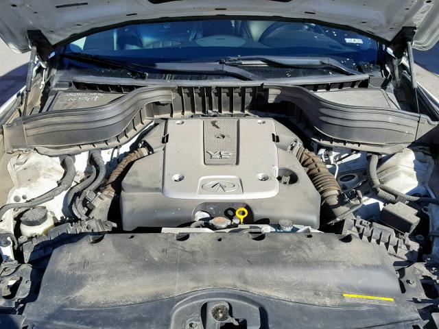 JN1AJ0HRXAM753441 - 2010 INFINITI EX35 BASE WHITE photo 7