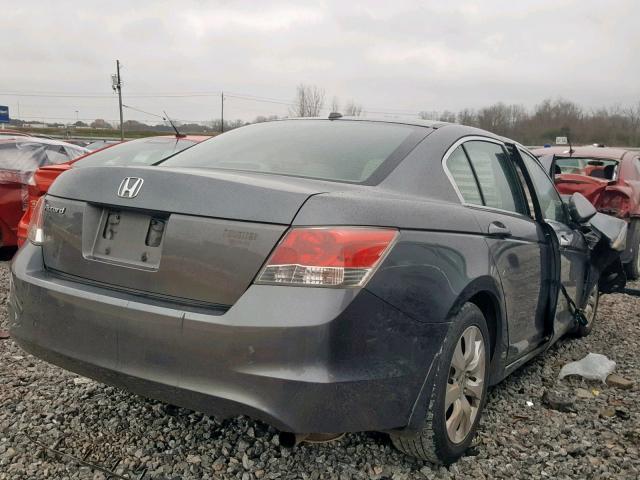 1HGCP26868A116263 - 2008 HONDA ACCORD EXL GRAY photo 4