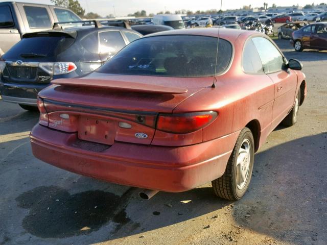 3FAKP1137XR111891 - 1999 FORD ESCORT ZX2 RED photo 4
