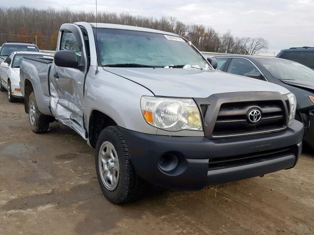 5TENX22N77Z393964 - 2007 TOYOTA TACOMA SILVER photo 1