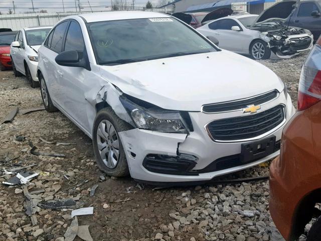 1G1PA5SG5F7287556 - 2015 CHEVROLET CRUZE LS WHITE photo 1