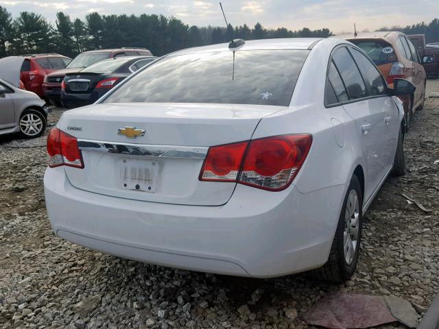 1G1PA5SG5F7287556 - 2015 CHEVROLET CRUZE LS WHITE photo 4