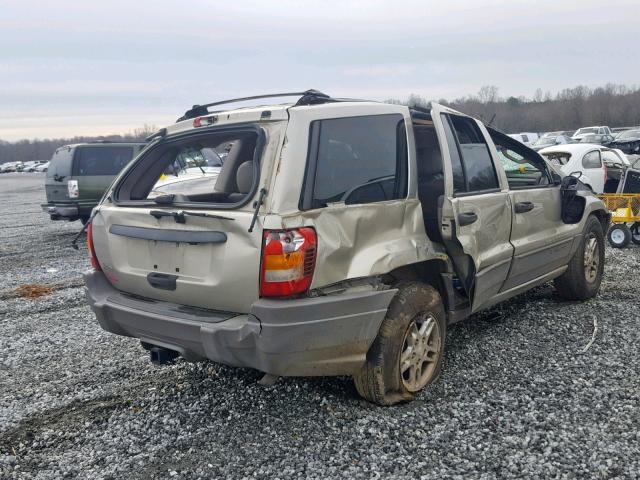 1J8GX48S23C509929 - 2003 JEEP GRAND CHER GOLD photo 4