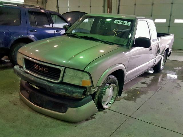 1GTCS19X738166681 - 2003 GMC SONOMA GRAY photo 2