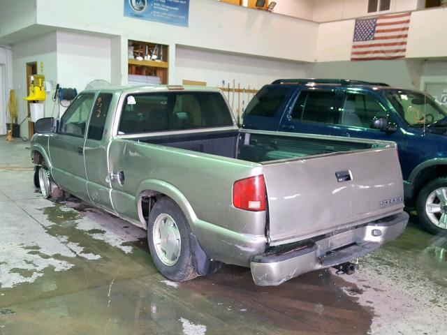 1GTCS19X738166681 - 2003 GMC SONOMA GRAY photo 3