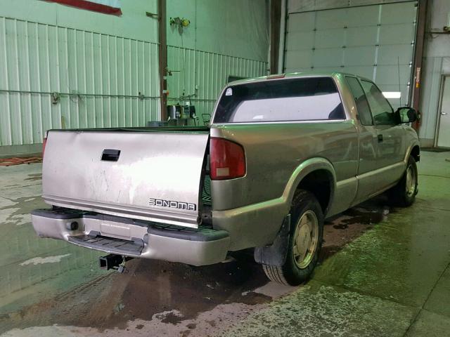 1GTCS19X738166681 - 2003 GMC SONOMA GRAY photo 4