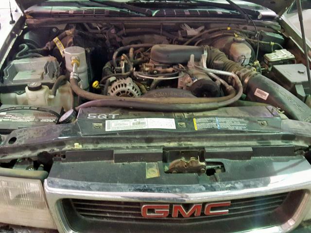 1GTCS19X738166681 - 2003 GMC SONOMA GRAY photo 7